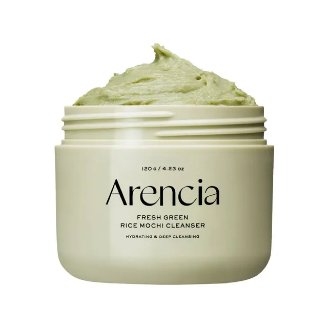 Arencia - Fresh Green Rice Mochi Cleanser - Nettoyant visage mochi au riz vert